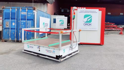 Groupe ADP and Air France KLM Martinair Cargo experiment OROK's autonomous electric vehicles for freight transportation at Paris-Charles de Gaulle Airport